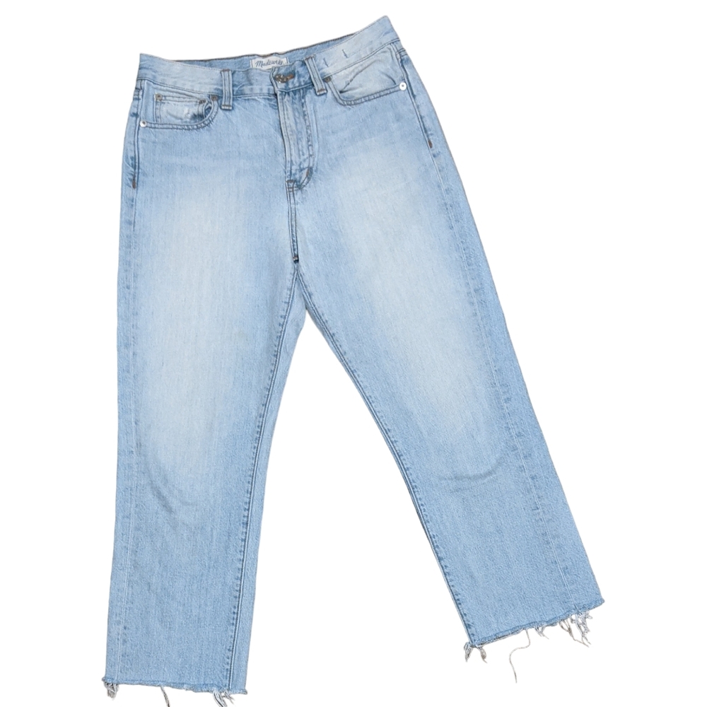 Madewell The perfect summer C2819 Light wash high rise mom cotton jean size 27